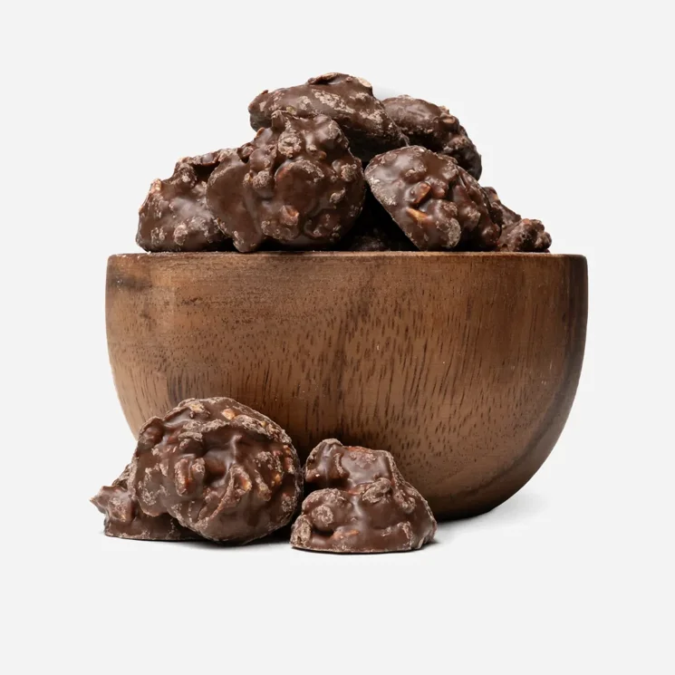 Chrumkavé čokohrudky so slaným karamelom