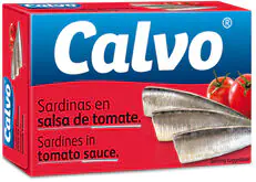 Calvo Sardinky v pretlaku 120 g
