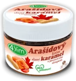 4Slim Arašidový krém slaný karamel s javorovým sirupom 250 g