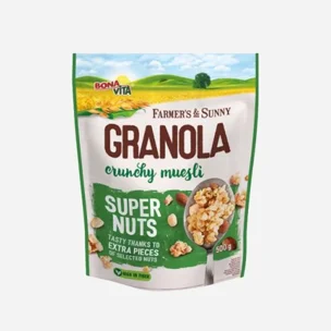 Granola chrumkavé müsli super orech