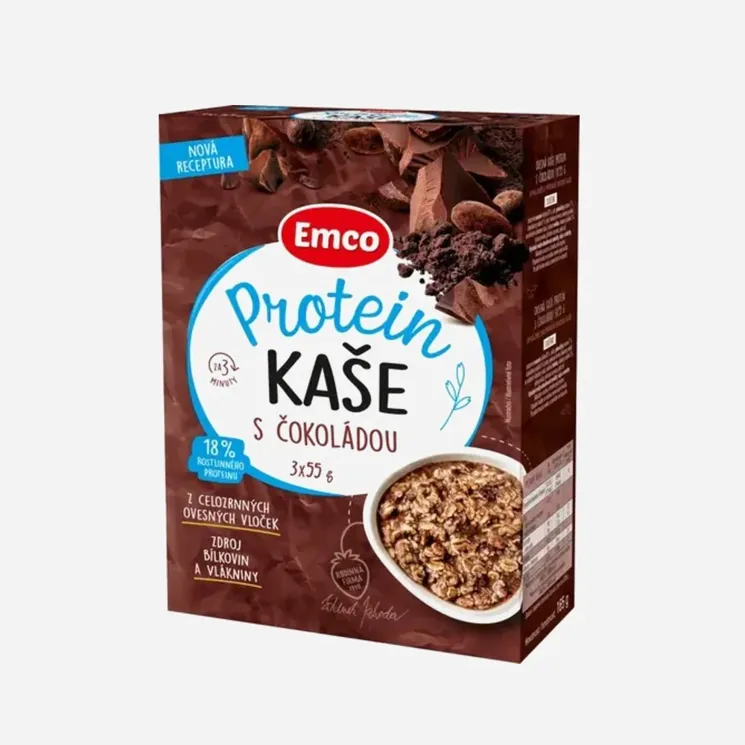 kaša proteínová s čokoládou 3x55 g