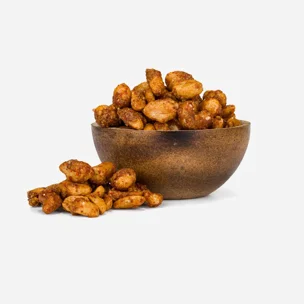 Kešu a arašidy v mede a chilli