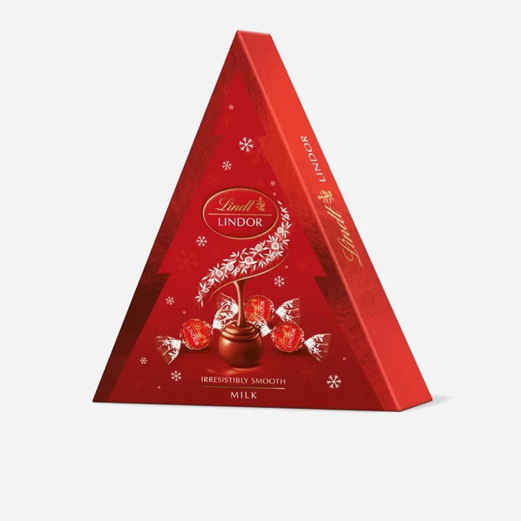 Lindor pralinky mliečna čokoláda - Vianočný stromček