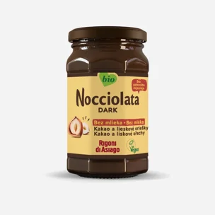 Nocciolata tmavá bez mlieka BIO