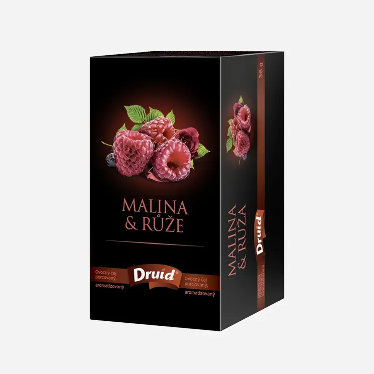 Ovocný čaj malina a ruže
