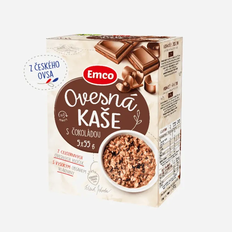 Ovsená kaša s čokoládou 5x55 g