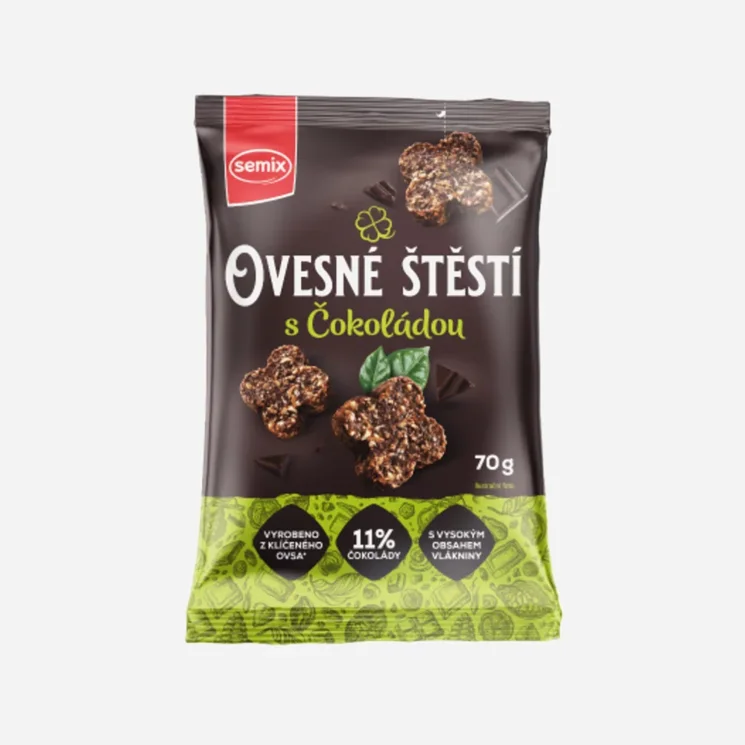 Ovsené šťastie s čokoládou