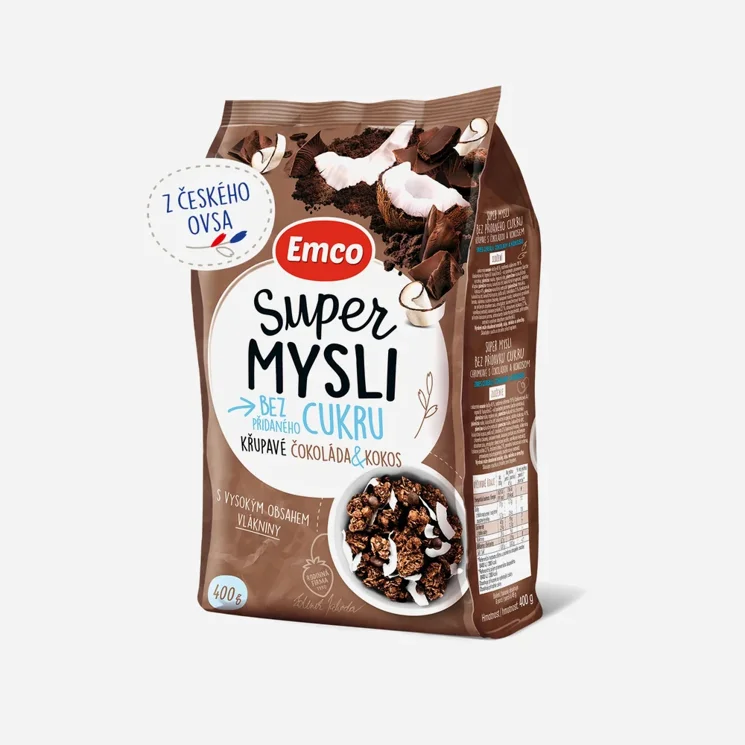 Super mysli čokoláda a kokos