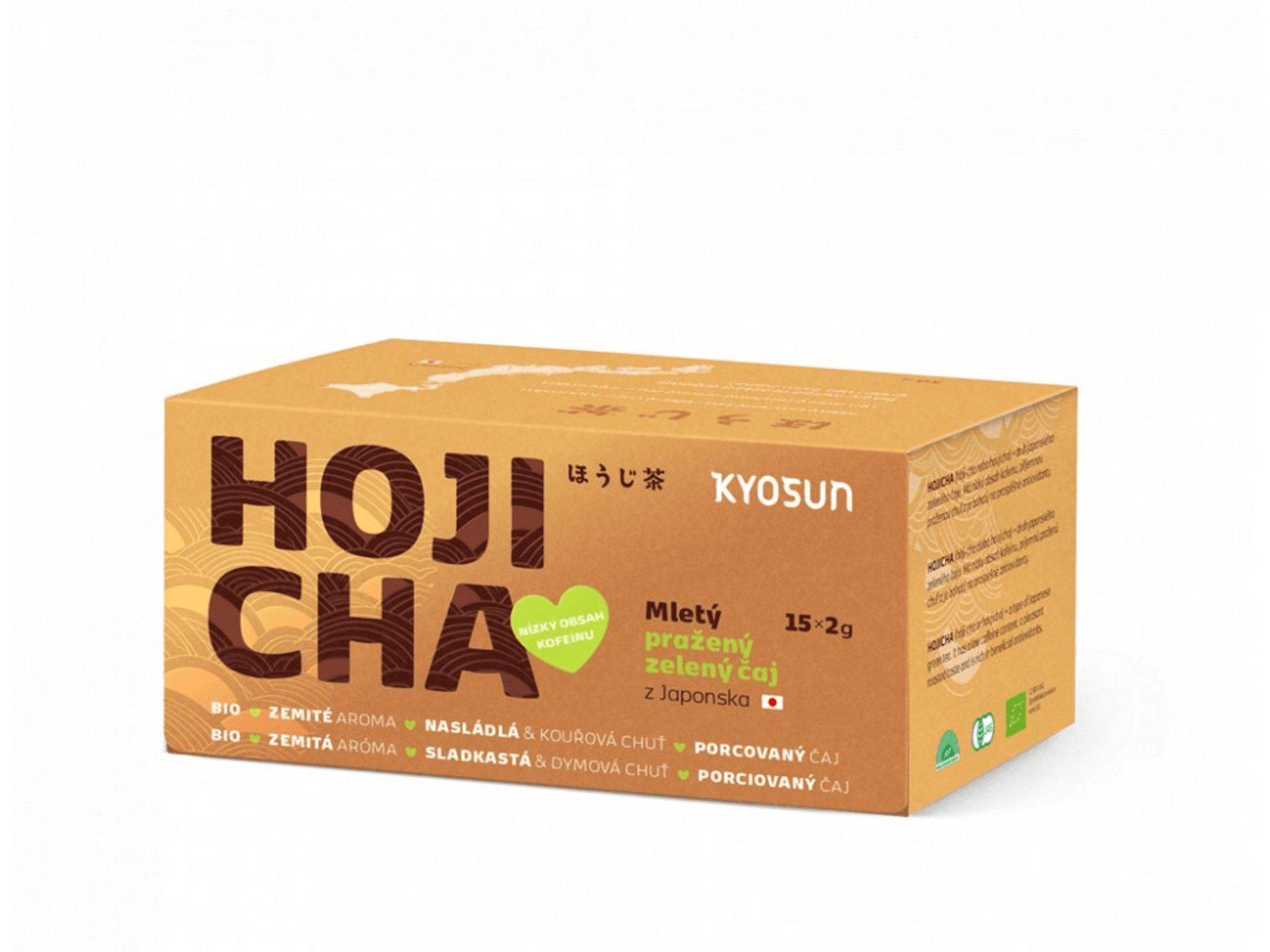 Kyosun Japonský čaj Hojicha BIO 15 sáčkov