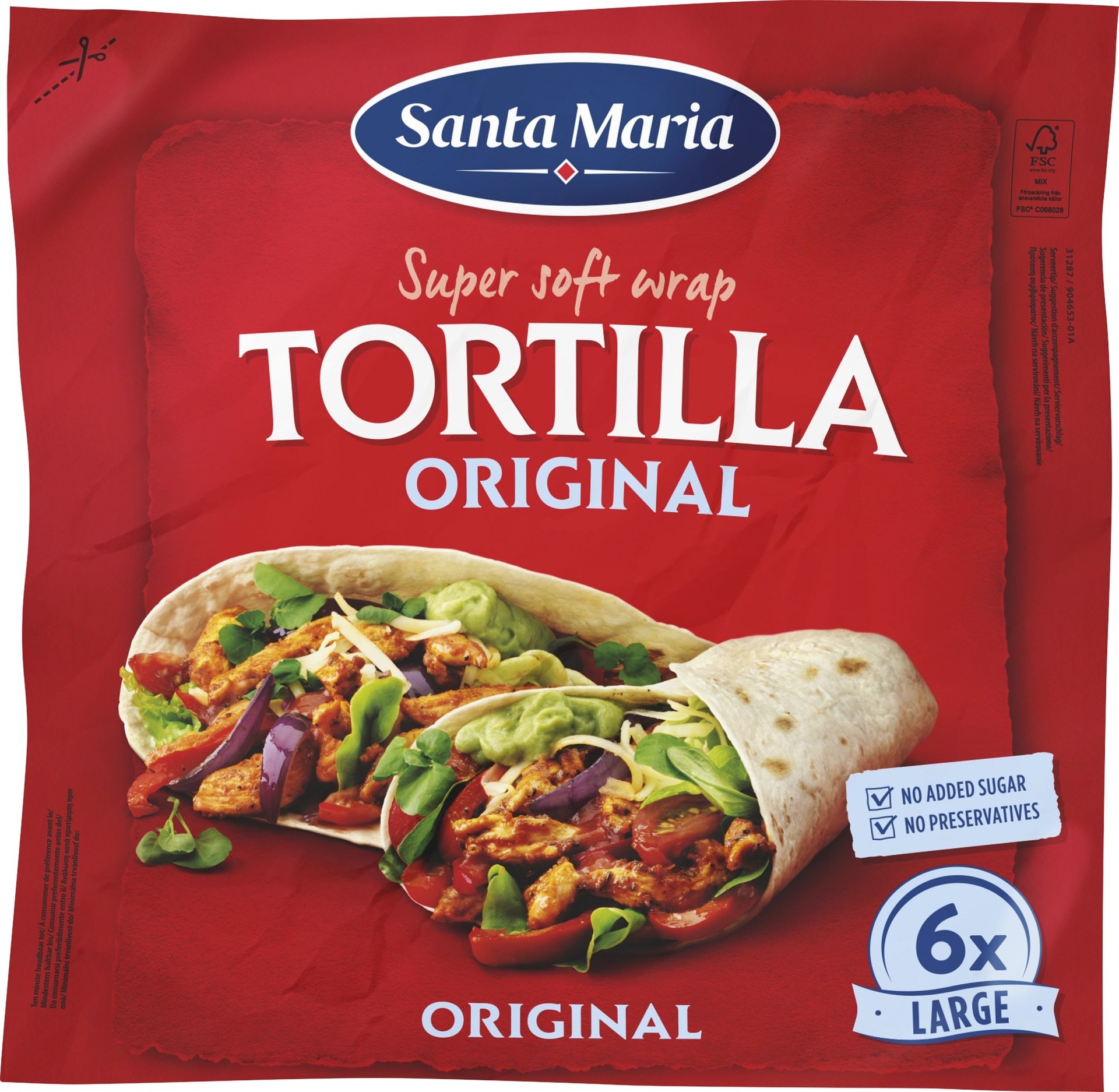 Santa Maria Wrap tortilla 371 g