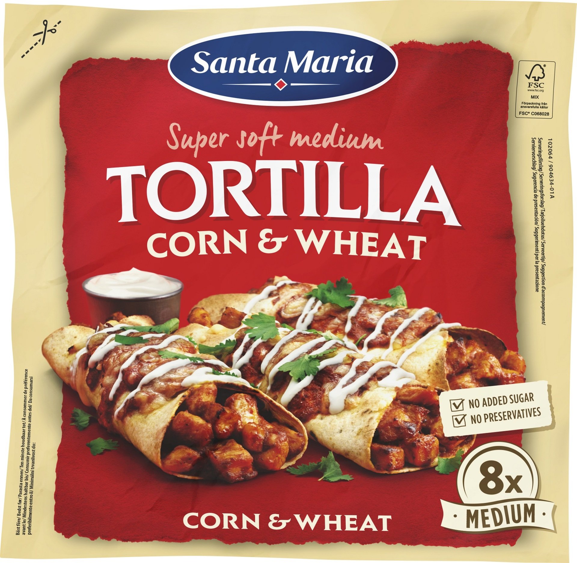 Santa Maria Tortilla kukuričná 336 g