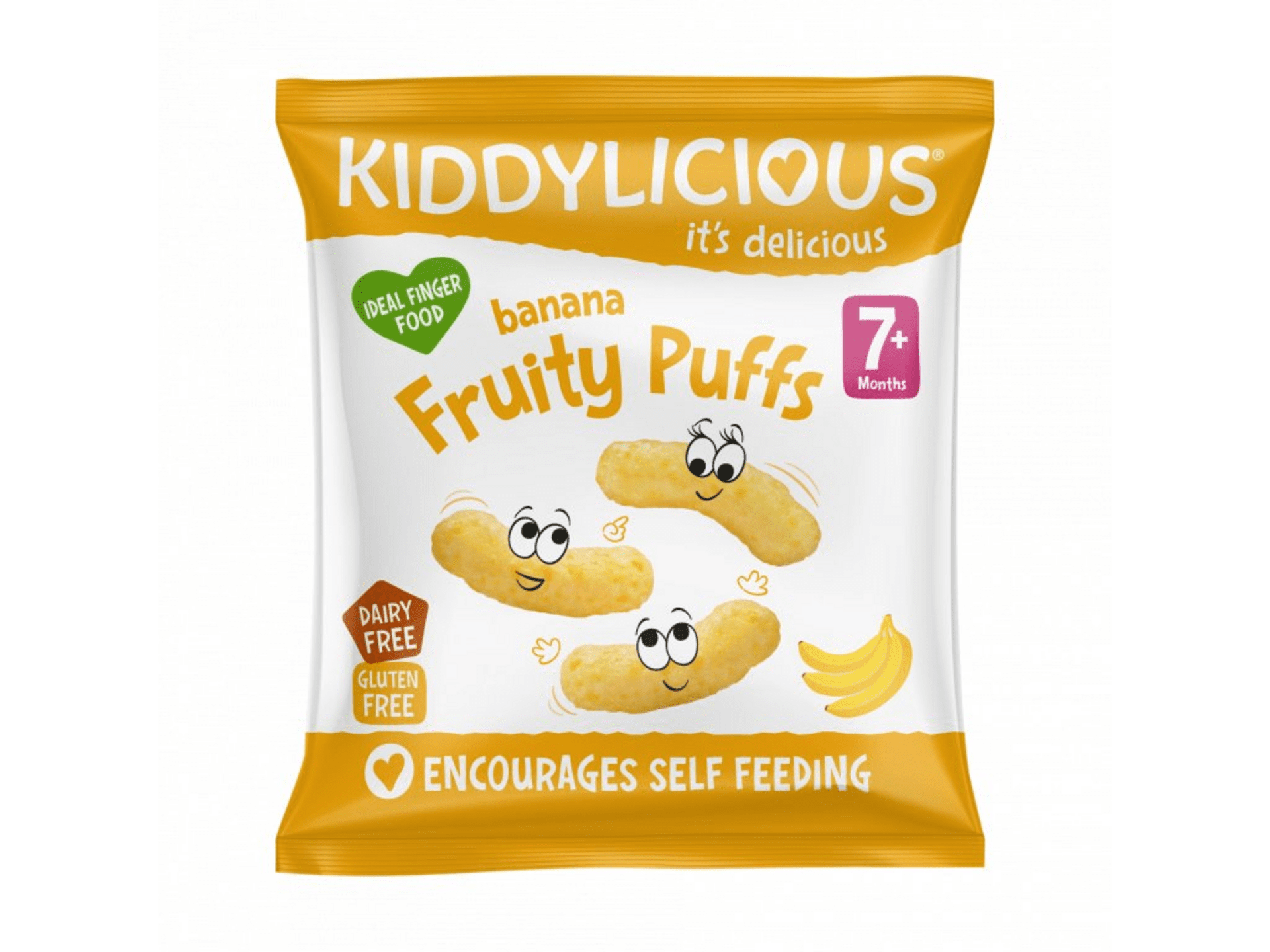 Kiddylicious veľké chrumky banánové 10 g
