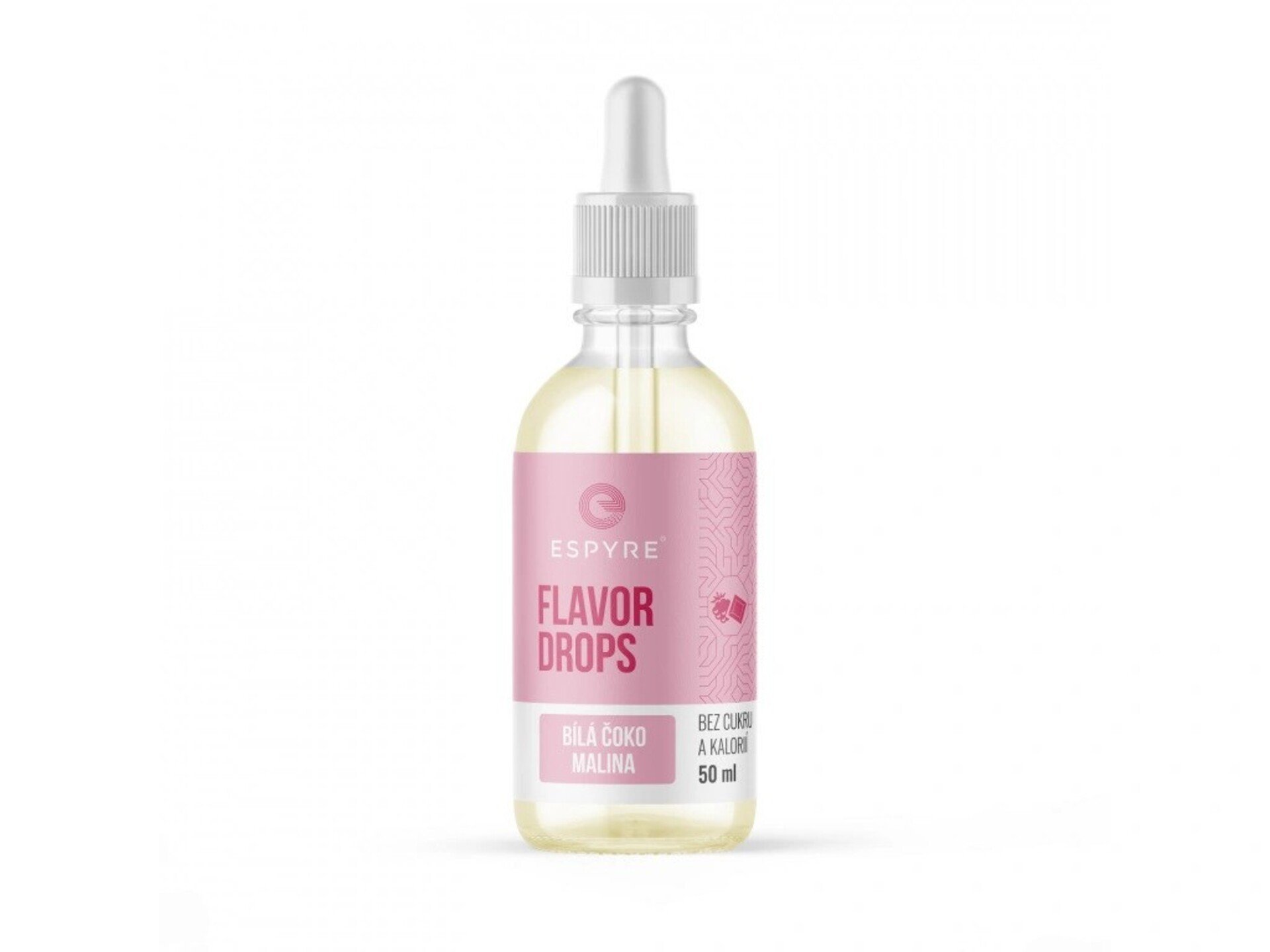 Espyre Flavor Drops biela čokoláda a malina 50 ml