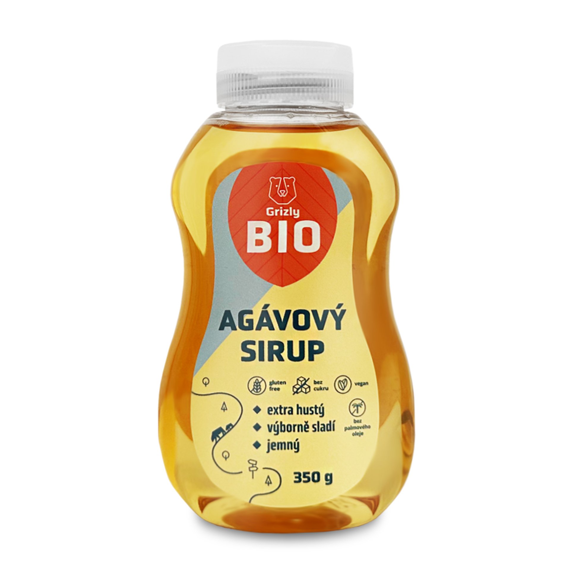 GRIZLY Agávový sirup BIO 350 g/250 ml