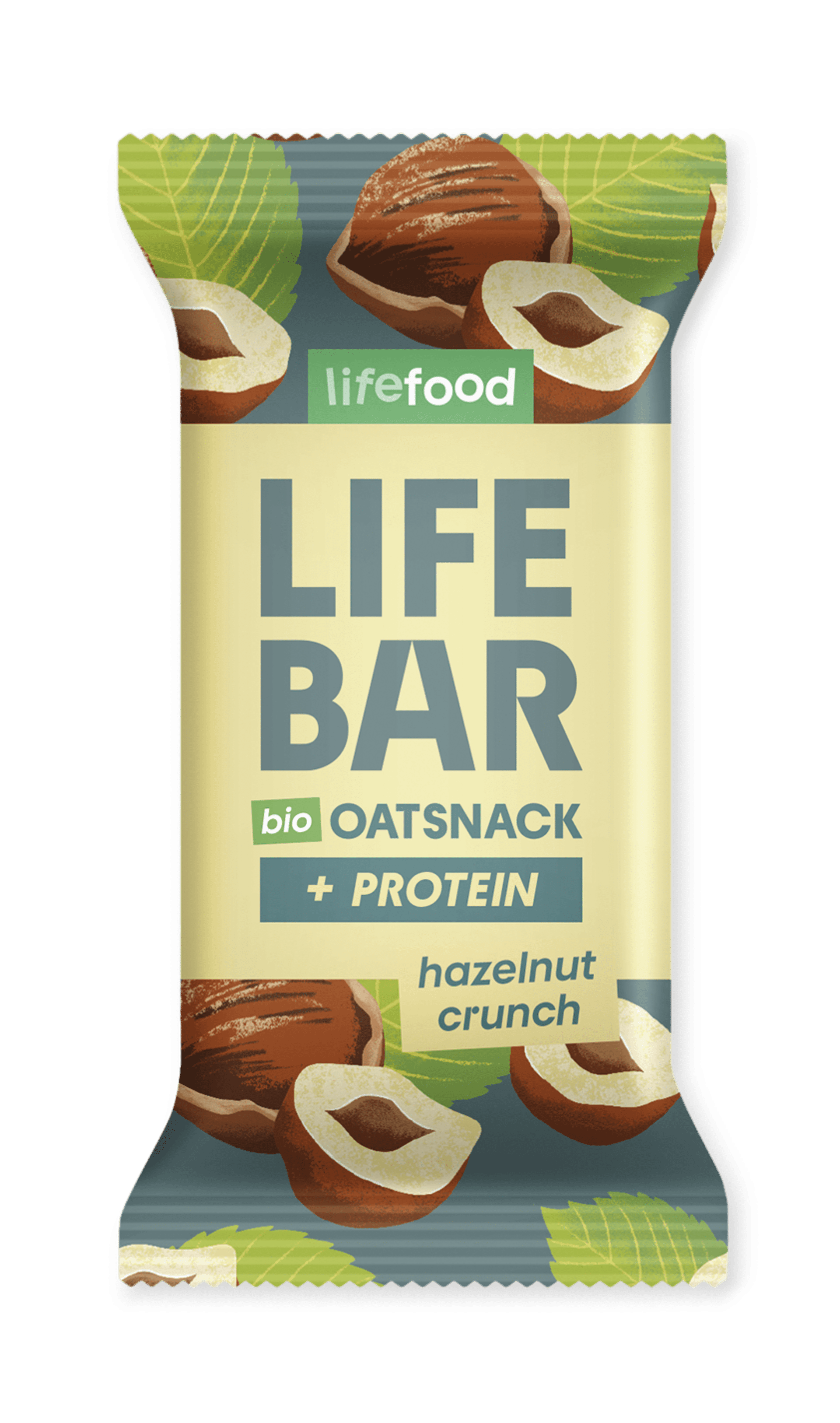 Lifefood Lifebar Oat snack proteín s lieskovými orieškami BIO 40 g