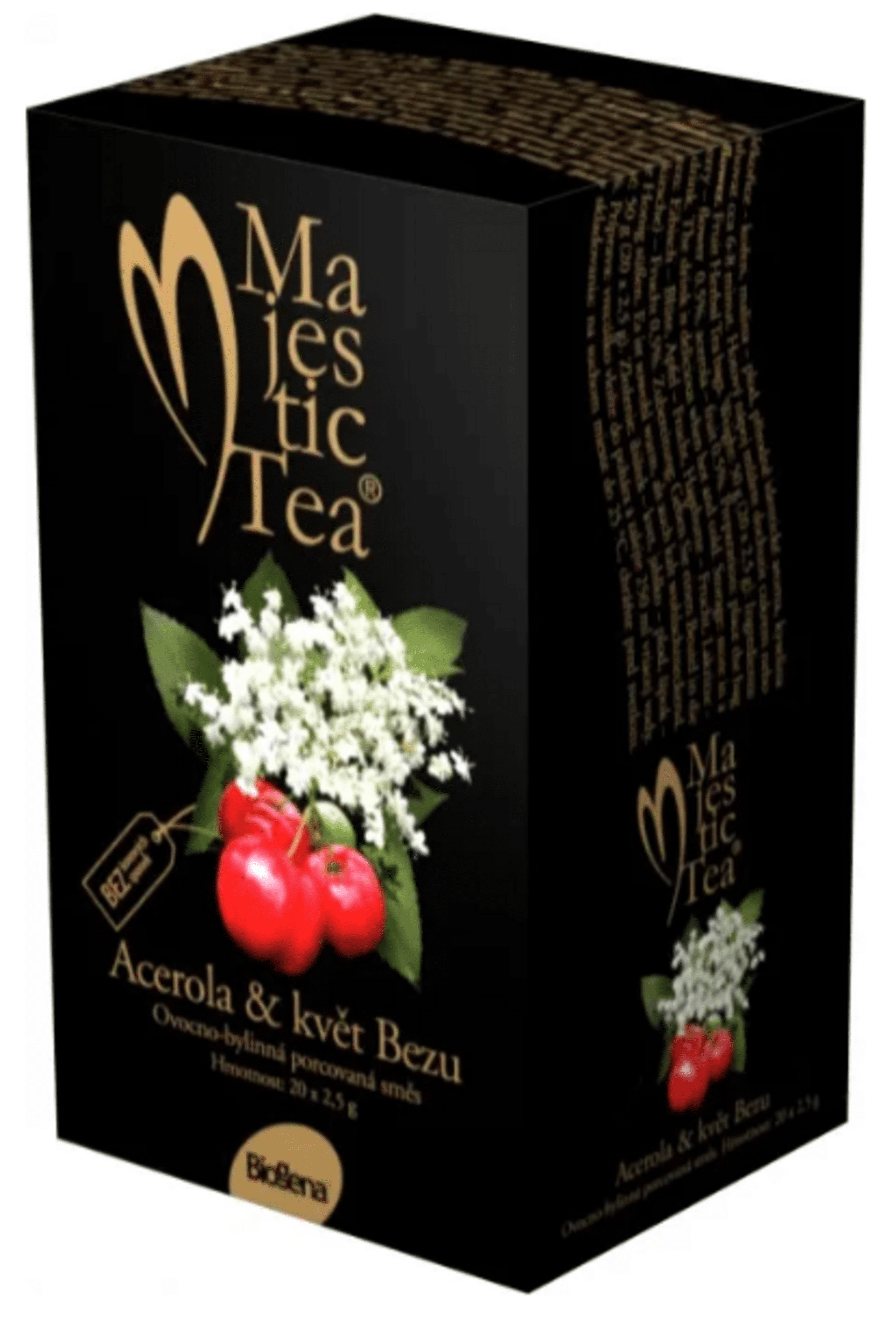 Biogena Čaj Majestic Tea Acerola + kvet Bezu 20 x 2.5 g