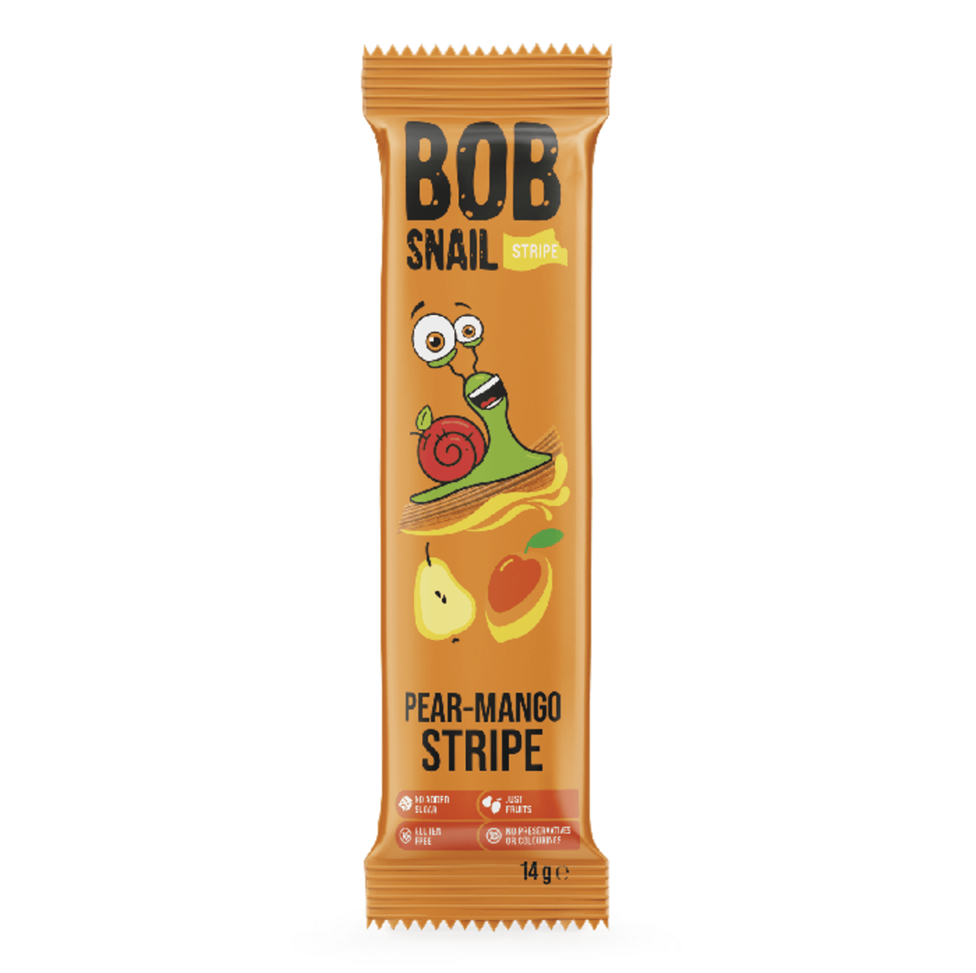 Slimák Bob Ovocný plátok hruška a mango 14 g