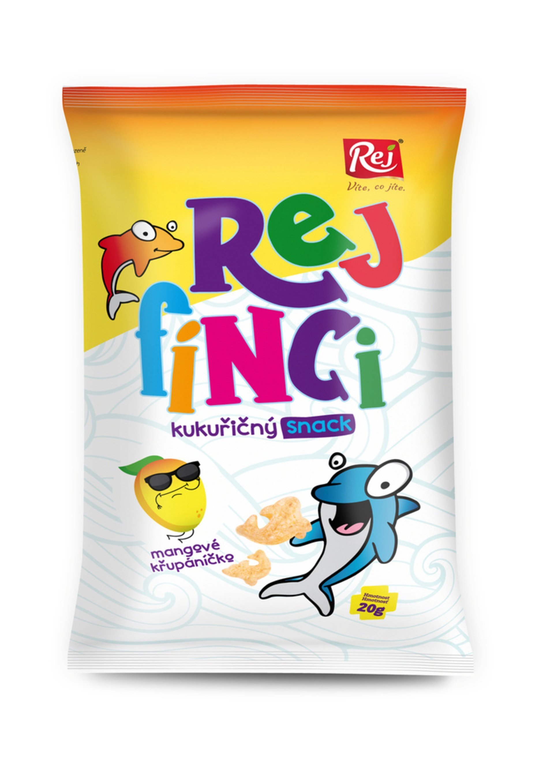 Rej Rejfinci kukuričný snack - mango 20 g