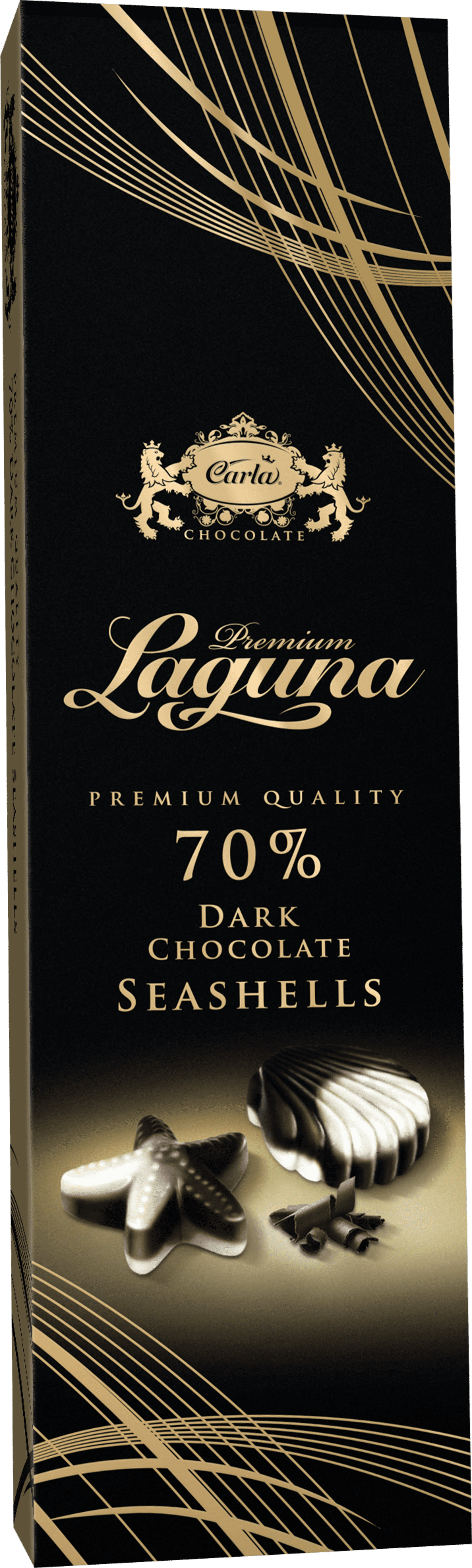 Carla Laguna Premium horká s bielou čokoládou 50 g