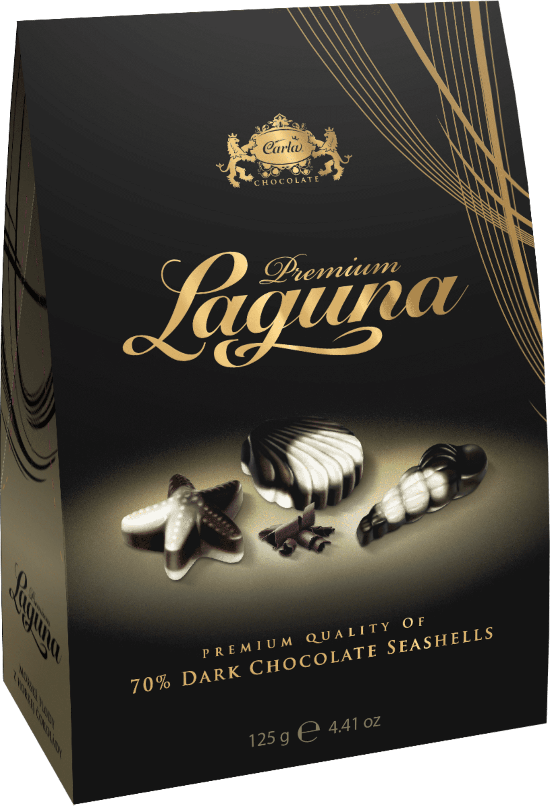 Carla Laguna Premium horká s bielou čokoládou 125 g