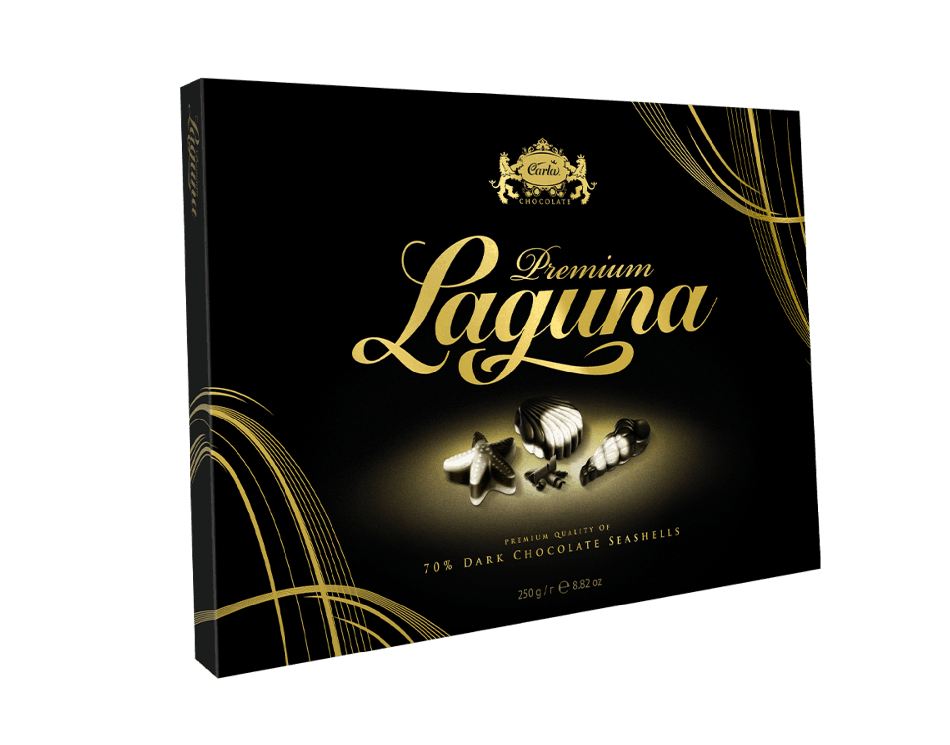 Carla Laguna Premium horká s bielou čokoládou 250 g