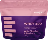 Voxberg Whey Protein 100 biela čokoláda s malinami 990 g