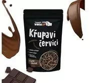 WormUP Chrumkaví červíky horká čokoláda 20 g