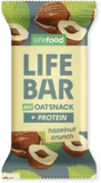 Lifefood Lifebar Oat snack proteín s lieskovými orieškami BIO 40 g