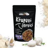 WormUP Chrumkavé červíky s cesnakom 20 g