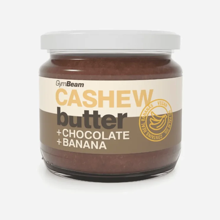 Kešu maslo s čokoládou a banánom