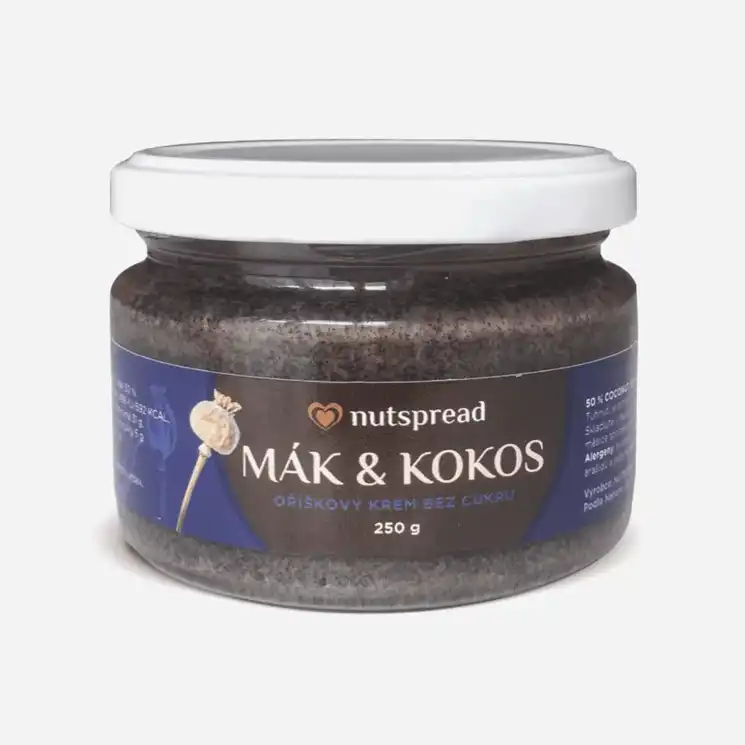 Kokosovo - makové maslo