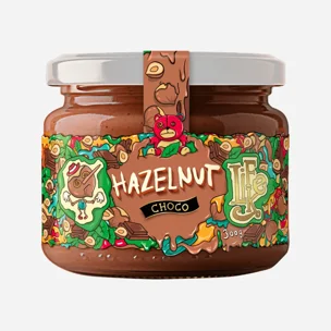 lieskovoorieškový krém s čokoládou